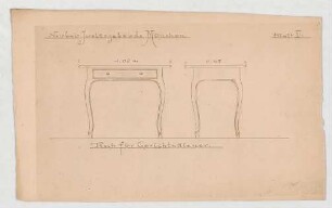 Thiersch, Friedrich von; München; Justizpalast - Tisch (Ansichten)