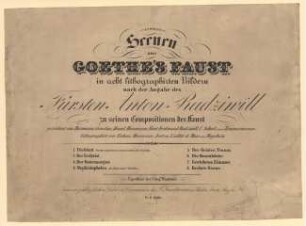 Scenen aus Goethe's Faust