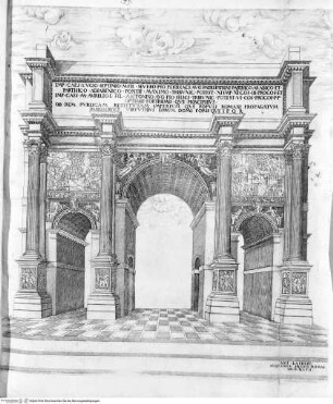 Speculum Romanae Magnificentiae, Rom, Forum Romanum, Bogen des Septimius Severus
