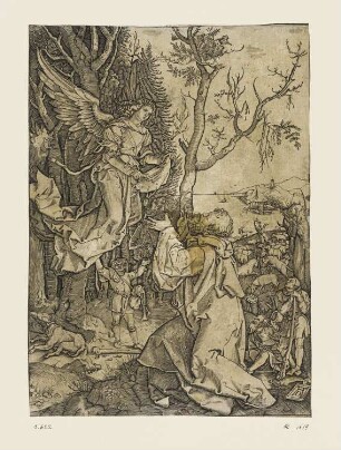 Verkündigung an Joachim, Blatt 2 der Folge "Marienleben"