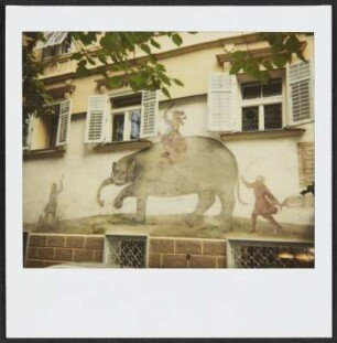 Fassade des Restaurants „Elephant“ in Brixen/Südtirol