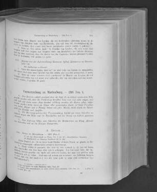 Versammlung zu Marienburg. - 1395 Dez. 6.
