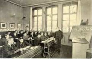 Die Ober-Prima-Klasse im Königlichen Joachimsthalschen Gymnasium in Berlin-Wilmersdorf