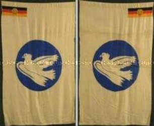 Flagge der Friedensbewegung der DDR