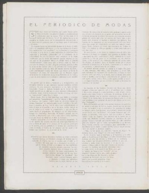 El periódico de modas