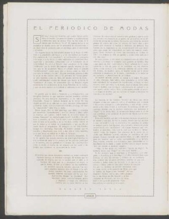 El periódico de modas