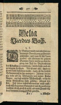 377-508, Delia. Vierdtes Buch