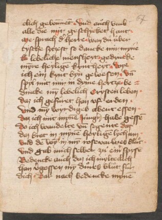 Zwei Tischgebete (unvollst.)