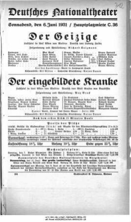 Der eingebildete Kranke