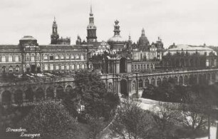 Dresden, Zwinger : Dresden. Zwinger. Ansicht von Westen