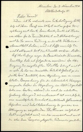H. Knackfuß an G. Karo
