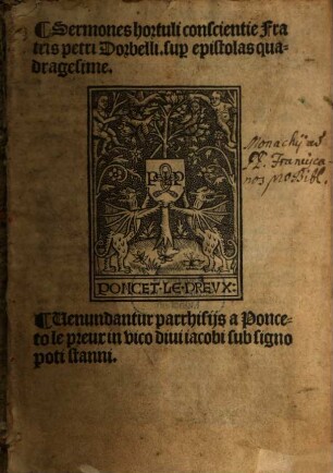 Sermones Hortuli Conscientiae