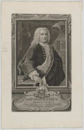 Bildnis des Barthold. Heinricus Brockes