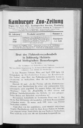 Nummer 6 : Juni 1930
