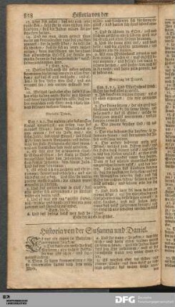 Historia der Susanna und Daniel.