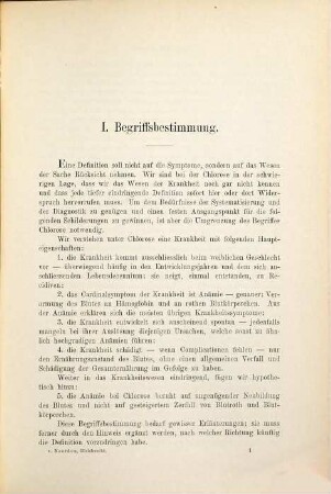 Die Bleichsucht
