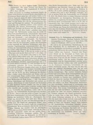 313-314 [Rezension] Müller, Christa, Luthers Lieder