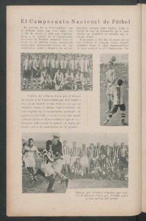 El Campeonato Nacional de Fútbol