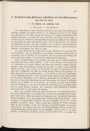 IV. Die Kunst des hohen Mittelalters in Deutschland und einigen Nachbarländern (um 1050 bis 1250).
