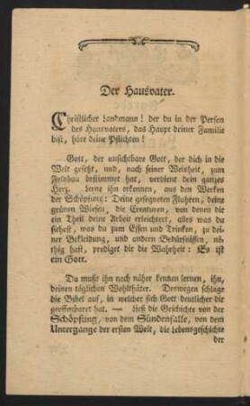 Der Hausvater