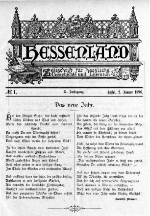 No. 1, 2. Januar 1896