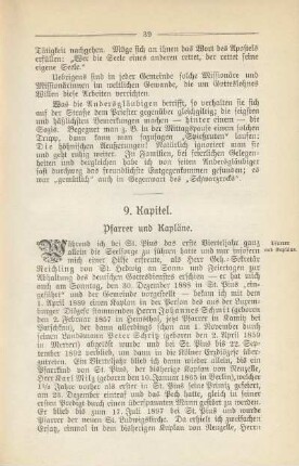 9. Kapitel. Pfarrer und Kapläne