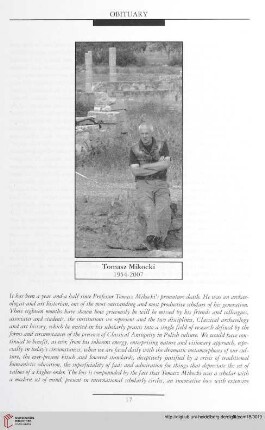18: Tomasz Mikocki : 1954-2007