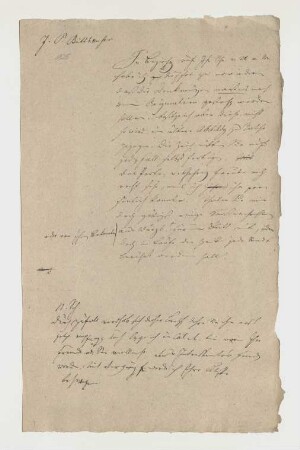 Briefkonzepte von Joseph Heller - Staatsbibliothek Bamberg JH.Comm.lit.4(1825
