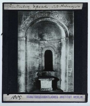 Quedlinburg, Stiftskirche St. Servatius : Innenansicht, S-Seitenschiff, Apsis