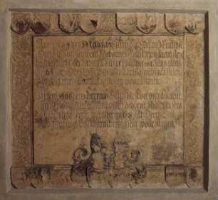Epitaph für Kaspar und Regina Rembold, gestorben 1589 und 1600