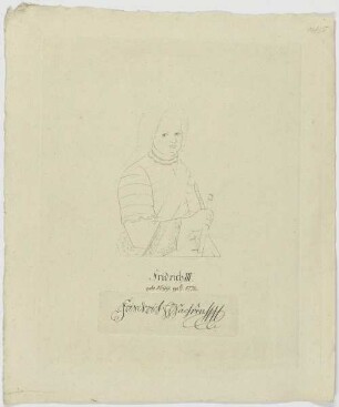 Bildnis des Fridrich III.