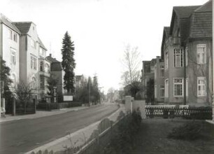 Radeberg. Badstraße. Blick nach Südosten