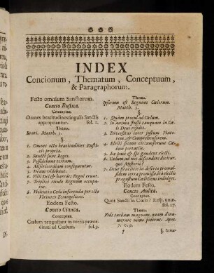 Index Concionum, Thematum, Conceptuum ...