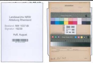 Entnazifizierung August Huft , geb. 22.05.1904 (Polizeibeamter)