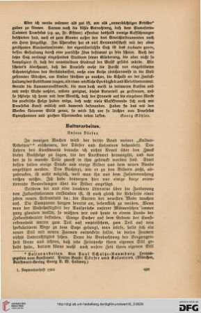 Kulturarbeiten: unsere Dörfer