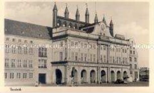 Ansicht des Rostocker Rathauses