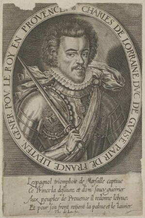 Bildnis des Charles de Lorraine, 4. Duc de Guise, Großmeister von Frankreich