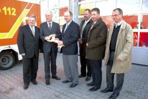 Schlüsselübergabe Rettungswache Kürten