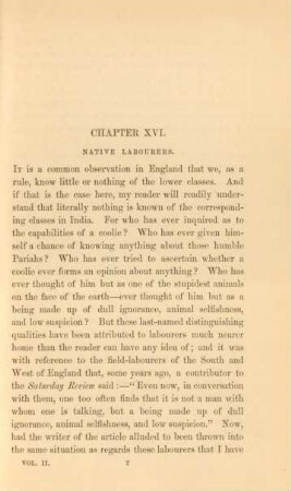 Chapter XVI. Native labourers