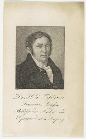 Bildnis des Dr. H. G. Tzschirner