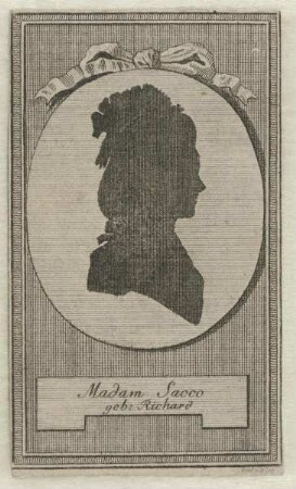 Bildnis der Johanna Sacco, geb. Richard