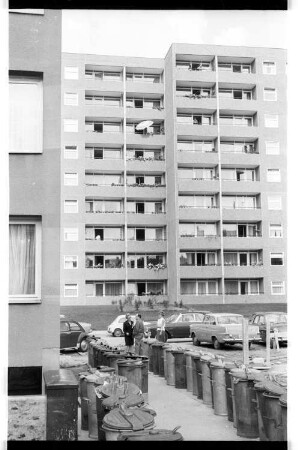 Kleinbildnegativ: Baustelle Britz, Buckow, 1966