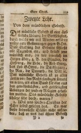 339-364, Zweyte Lehr.-Dritte Lehr.