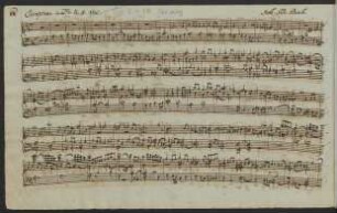 Kanzonen; org; d-Moll; BWV 588