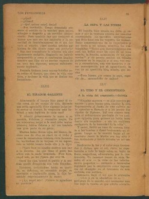 XLV - El tiro y el cementerio : A la vista del cementerio. - Cafetín