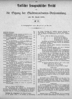 No. 23, 28. Juni 1900