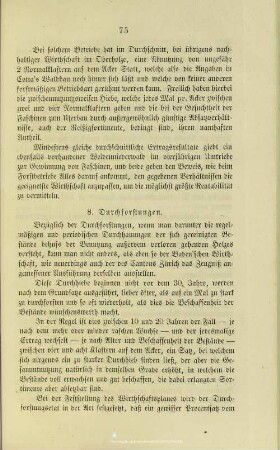 IV.8. Durchforstungen