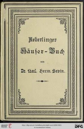Überlinger Häuserbuch