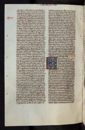 Zierinitiale (Prolog zu II. Chronik "Paralipomenon"): E(usebius ieronimus)