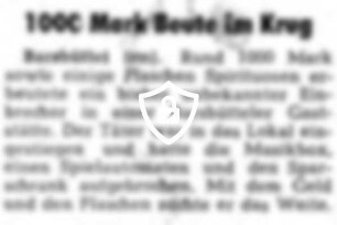 1000 [Name maskiert] im Krug